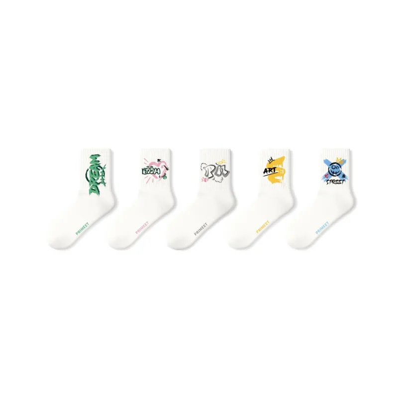 Primeet Ankle Socks Men's 5 Pack All The Way Forward-19