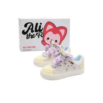 ALI THE FOX Slip Resistant, Abrasion Resistant, Lightweight, Breathable Low Top Skateboard Shoes Women's
