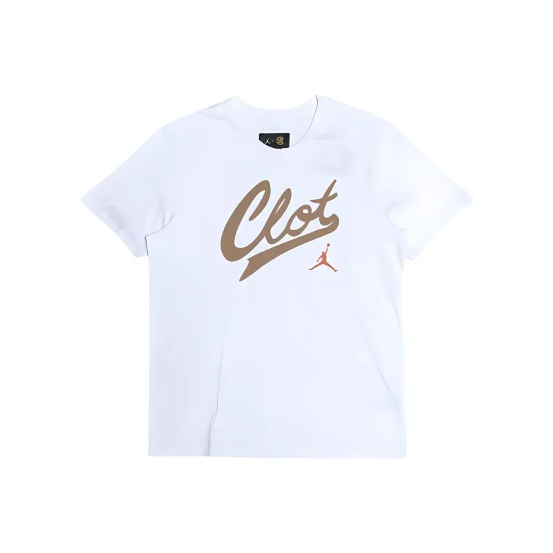 Jordan x CLOT T-Shirt Unisex White-0