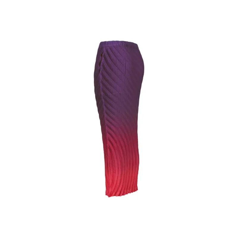 ISSEY MIYAKE Nuance Pleats Midi Skirt-2