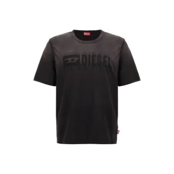 DIESEL Sun Faded Crewneck T Shirt