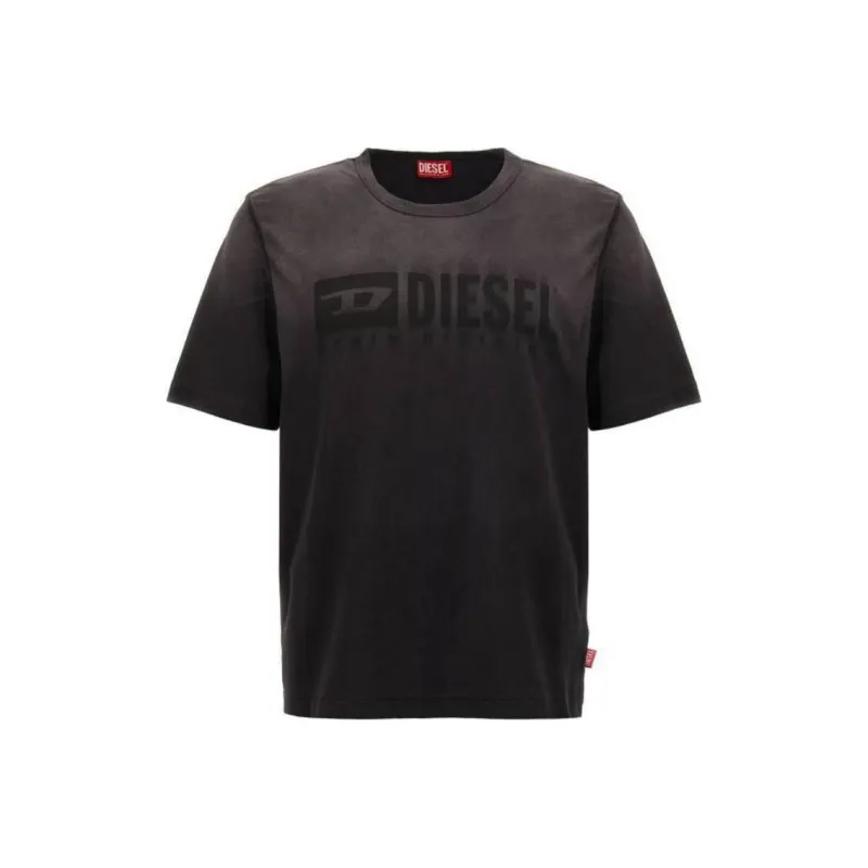 DIESEL Sun-Faded Crewneck T-Shirt-0