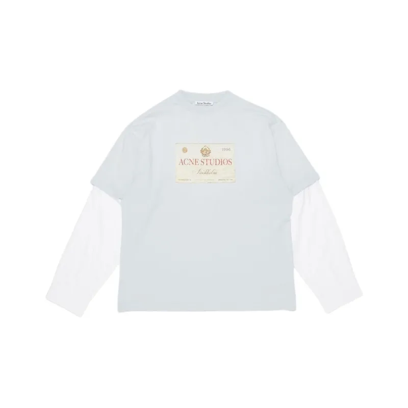Acne Studios Printed Layered T shirt-0