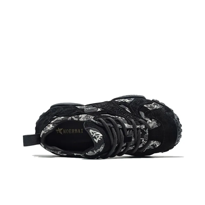 MOERBAI Lava Series Abrasion Resistant, Breathable, Lightweight Low Top Chunky Sneakers Men's-4