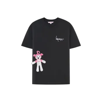 NOISY TEDDY Short Sleeved T Shirts Black Unisex