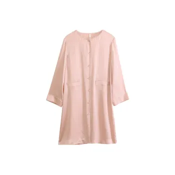 JINSANT Nightgown Women's Peach Overflow Pink