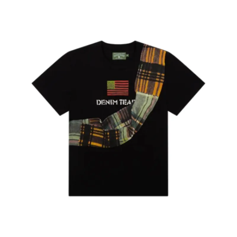 Denim Tears Tartan Sash Trompe L'Oeil Tee-0