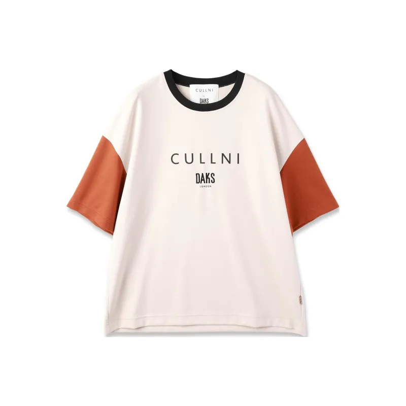 CULLNI x DAKS LONDON FW24 T-Shirt Unisex Beige Multicolor-0