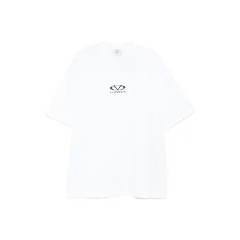 Vetements Logo Printed Crewneck T Shirt