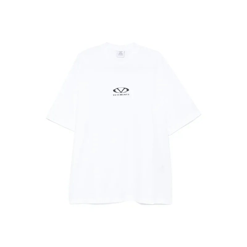 Vetements Logo Printed Crewneck T Shirt-0