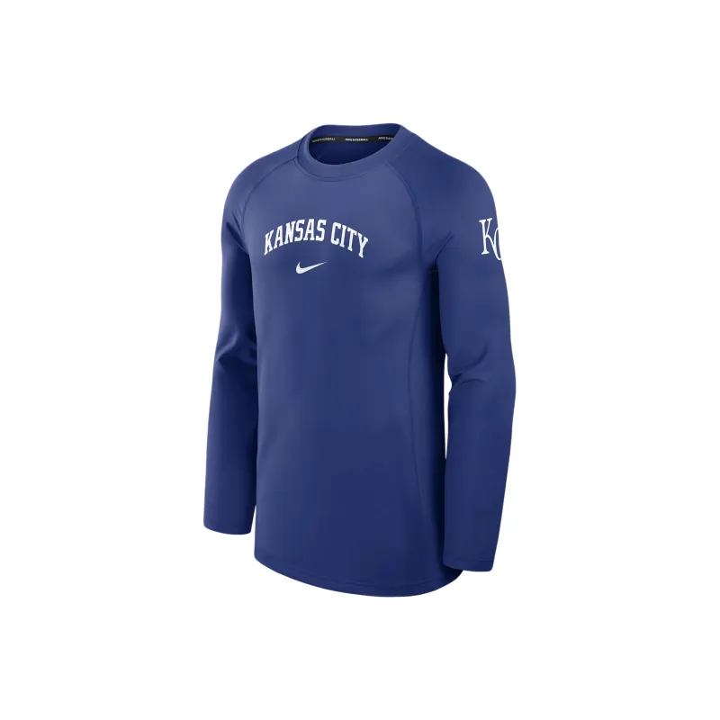 Nike Kansas City Royals Authentic Collection Game Time T-Shirt Men's Blue-0