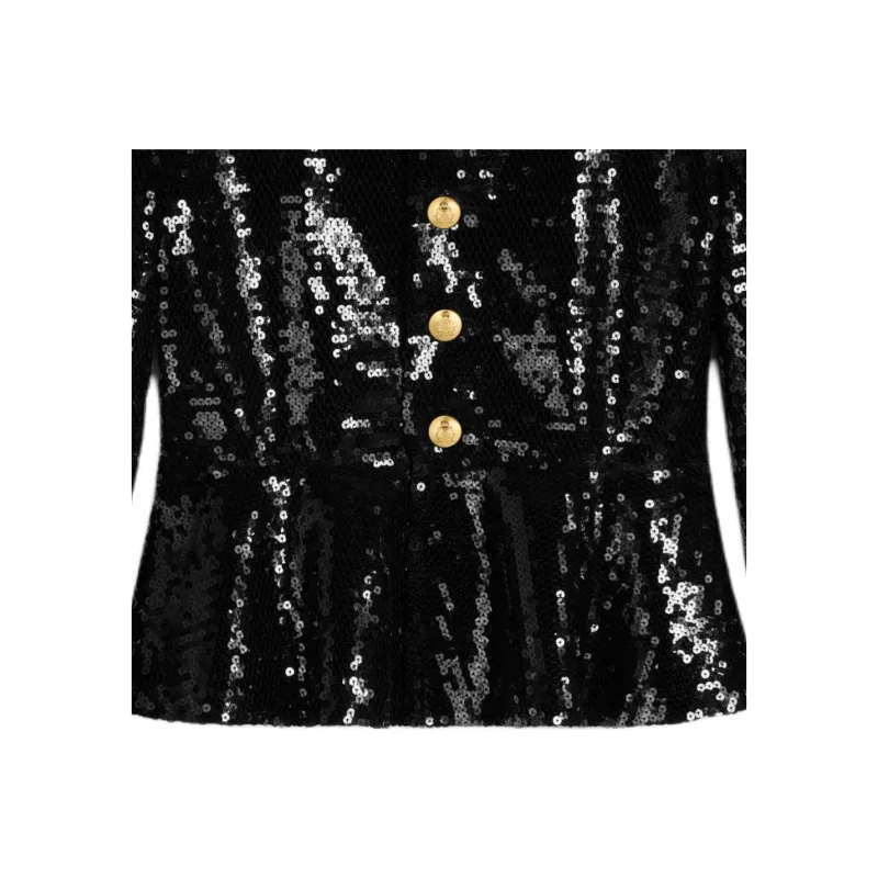 CELINE Embroidered Chelsea Jacket In Silk Muslin-3