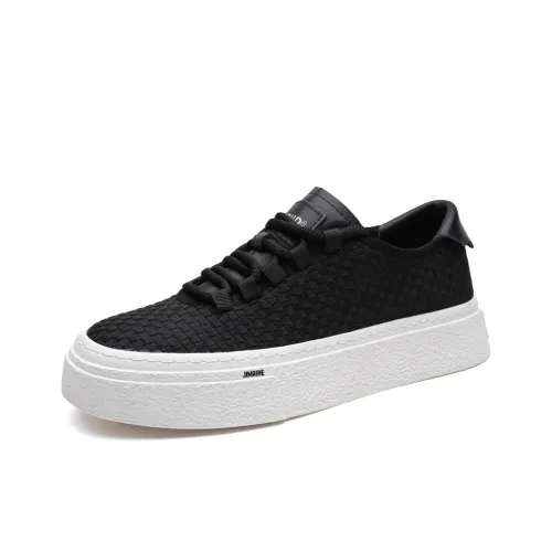 King Jinmai Low Top Skateboard Shoes Men's Black