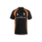 American Soccer Apparel Short-Sleeved-Black & Orange