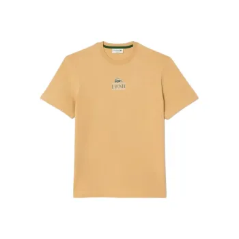 LACOSTE T Shirts Unisex Beige