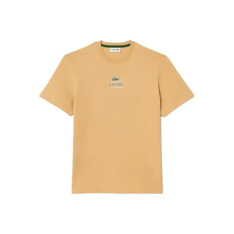 LACOSTE T Shirts Unisex Beige-0
