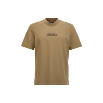 Ermenegildo Zegna Logo Print T Shirt