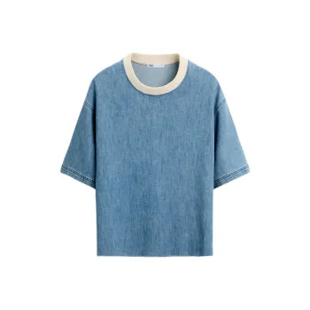 ZARA T Shirts Men Medium Blue