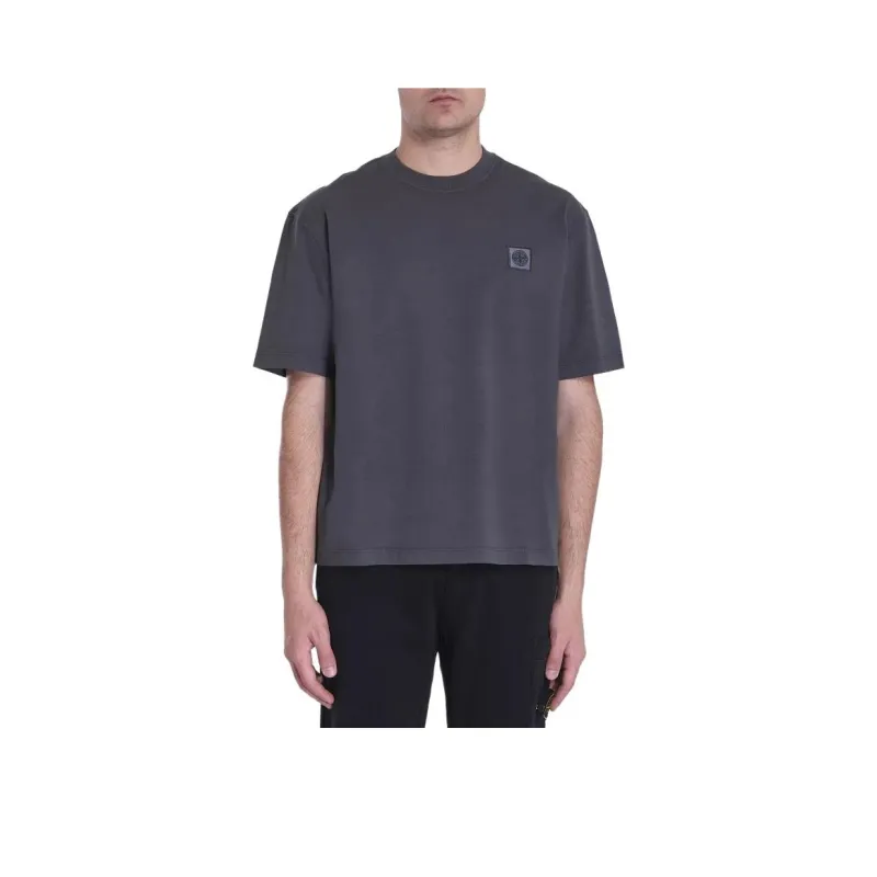 STONE ISLAND Logo Patch Short Sleeved T Shirt-0