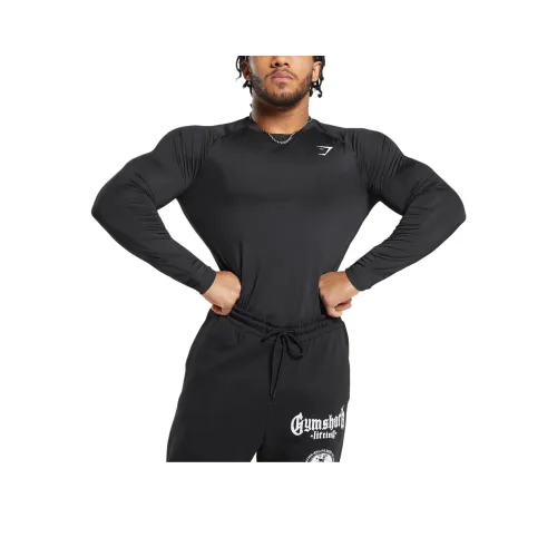 GYMSHARK FW24 T Shirt Men's Black