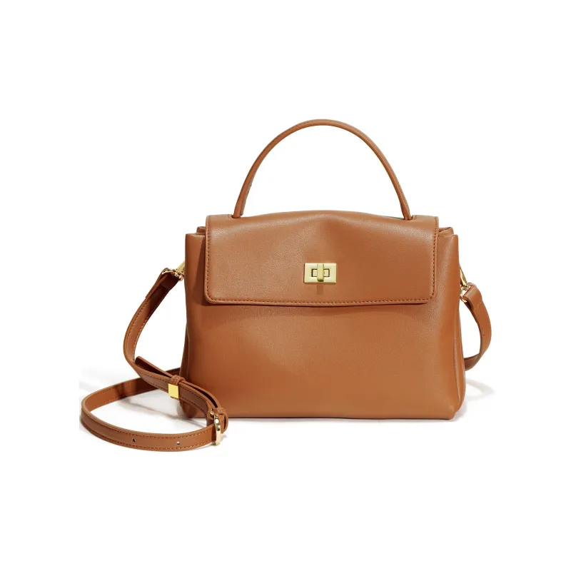 H YXIANG Cow Leather One Shoulder Handbags Women's Multicolor-4