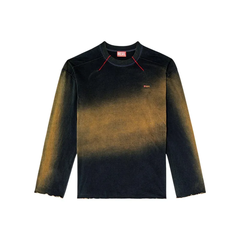 DIESEL FW24 T Shirt Men's Blue/Brown-0