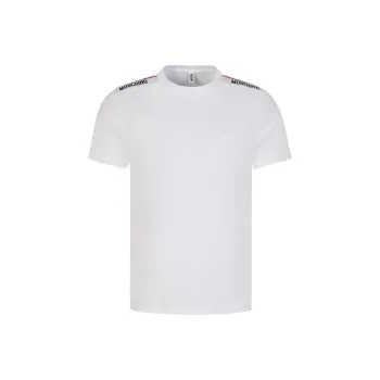 MOSCHINO Logo Tape Crewneck T Shirt