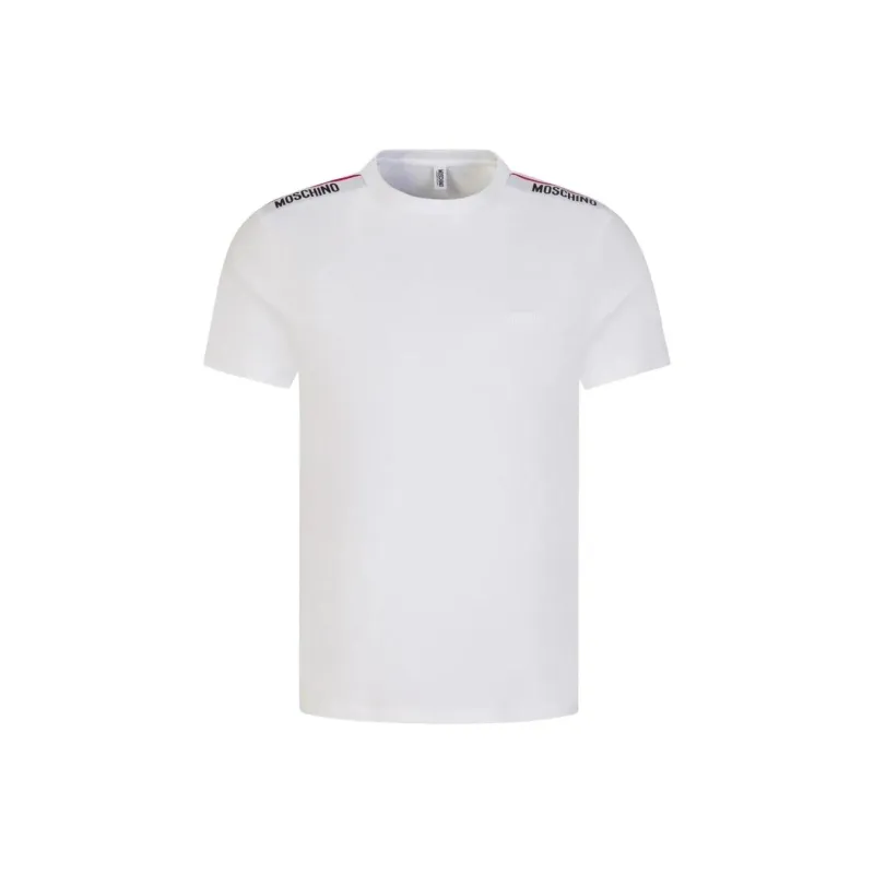MOSCHINO Logo Tape Crewneck T Shirt-0
