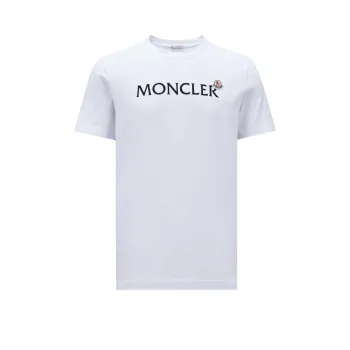 Moncler Logo Patch Crewneck T Shirt