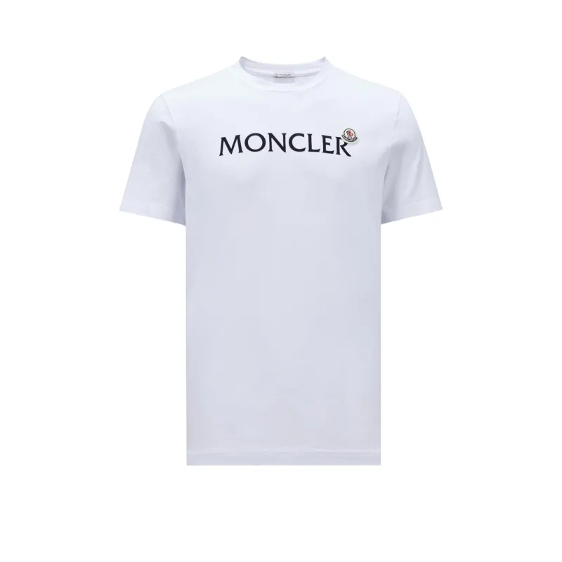 Moncler Logo Patch Crewneck T Shirt-0
