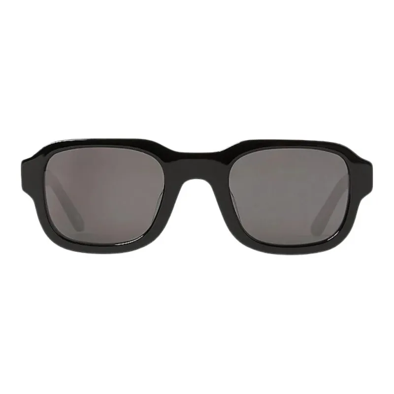 Vans Acetate Copper Nickel Alloy Square Sunglasses Unisex Black-1