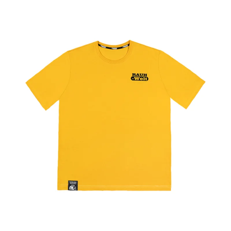 RAUH Welt BEGRIFF Short Sleeved T Shirts Unisex Ginger Yellow-0