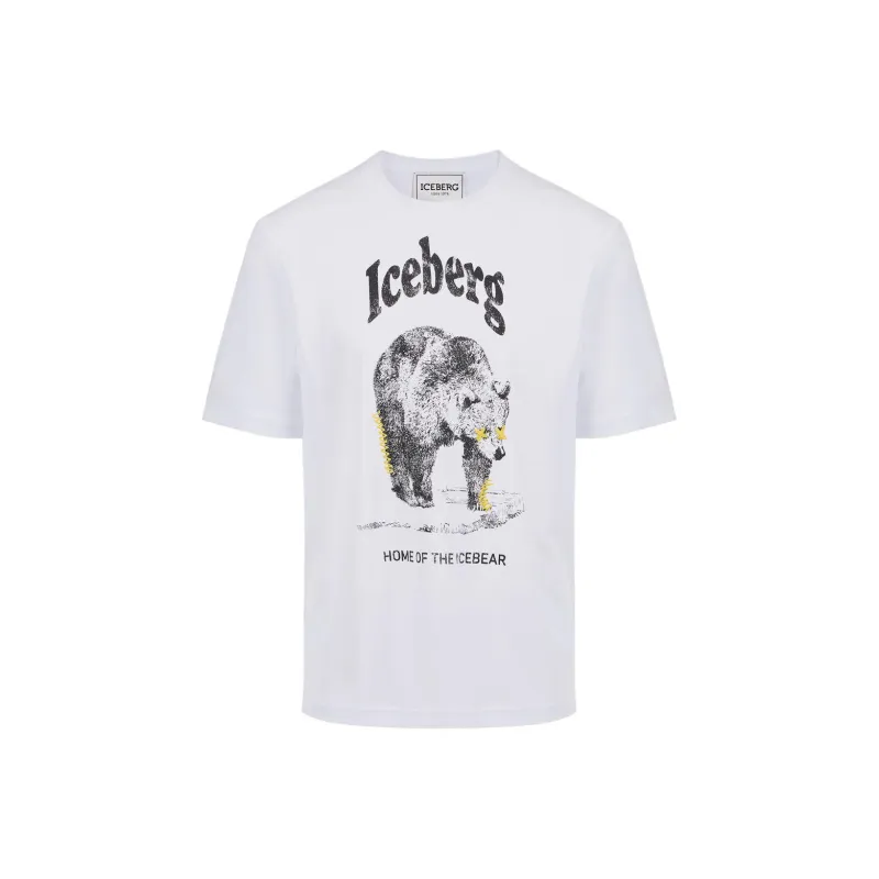 Iceberg Bear print T shirt-0