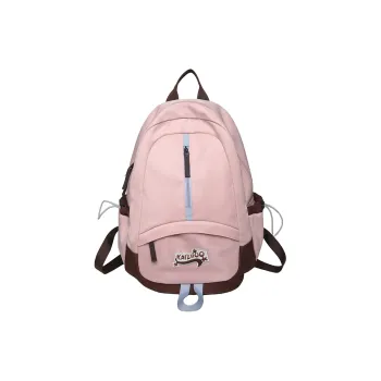 Travel Polyester Backpack Regular Unisex Pink/Blue/Gray/Black