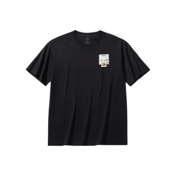 Anta x ZOLA Life Collection T Shirt Men's Basic Black