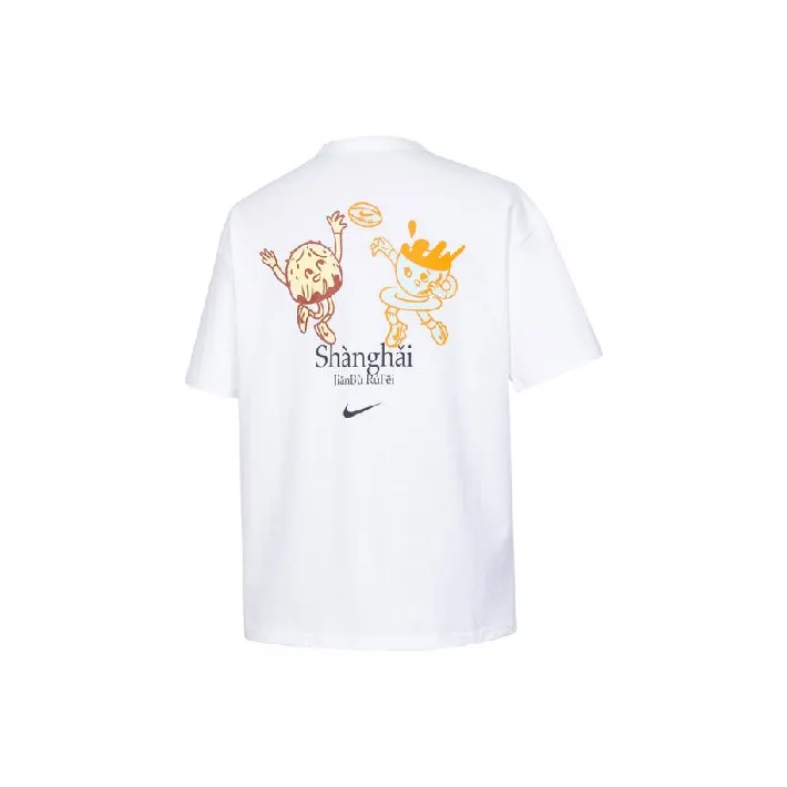 Nike T Shirts Men White-0