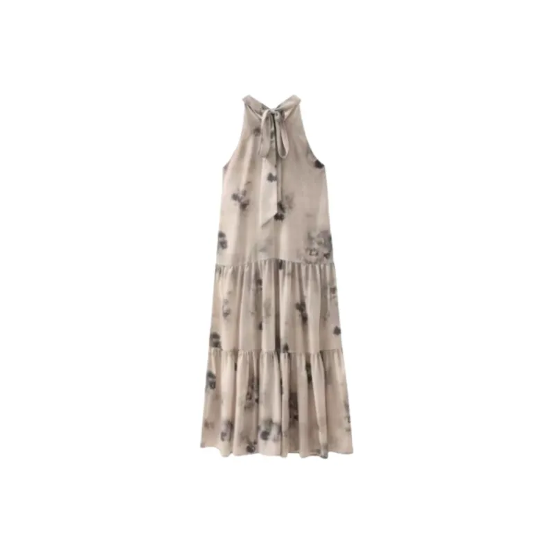 YGPRW Sleeveless Dress Women's Khaki-1