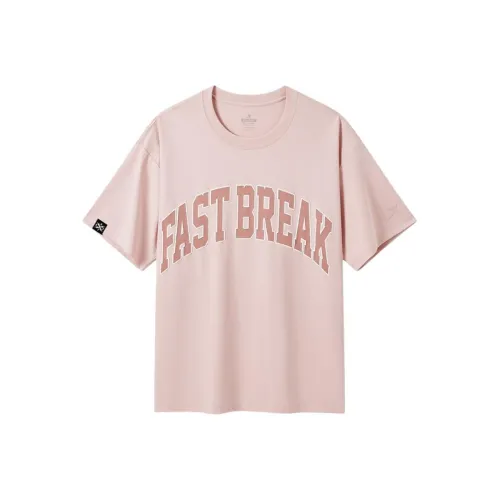 XTEP T Shirts Men Iron Pink