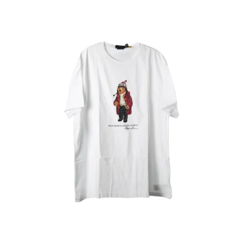 Polo Ralph Lauren Classic Fit Bear Pattern T Shirt