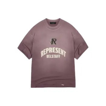 Belstaff X REPRESENT Belstaff Collaboration T-Shirts Men Pink Purple
