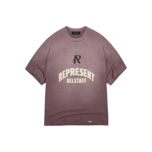 Belstaff X REPRESENT Belstaff Collaboration T-Shirts Men Pink Purple