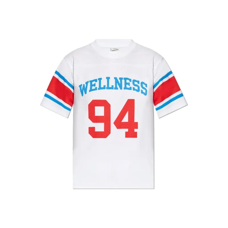SPORTY & RICH Wellness 94 Rugby Crewneck T Shirt-0