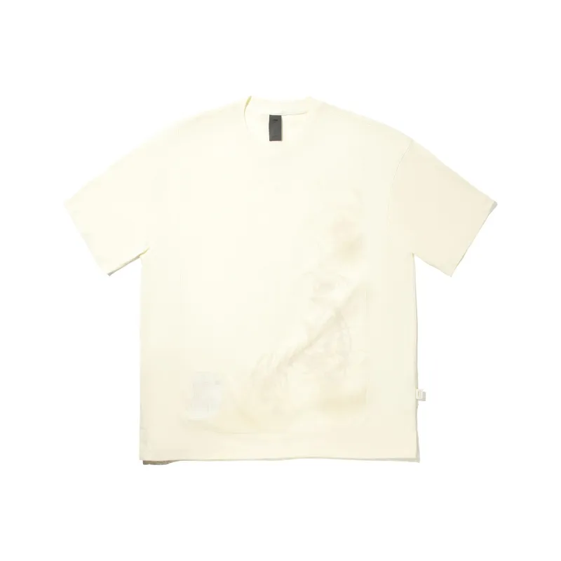 LiNing x CHENGLONG LIANMINGKUAN T Shirt Men's Papyrus White-0