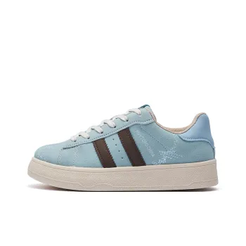 FCS Anti Slip Wear Resistant Low Top Skateboard Shoes Women's Blue