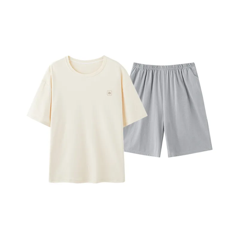 FENTENGCARE Pajama Set Men's Apricot-0