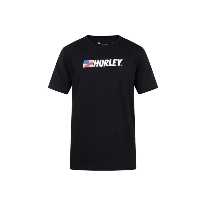 Hurley T-Shirts Unisex Black-0