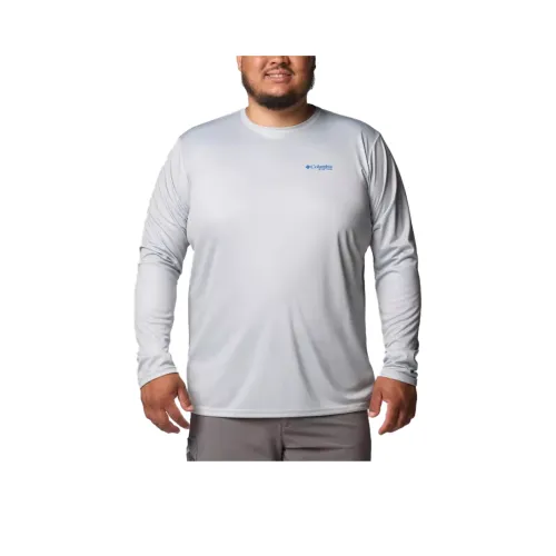 Columbia PFG Terminal Tackle Fish Flag T-Shirt Men's Cool Gray