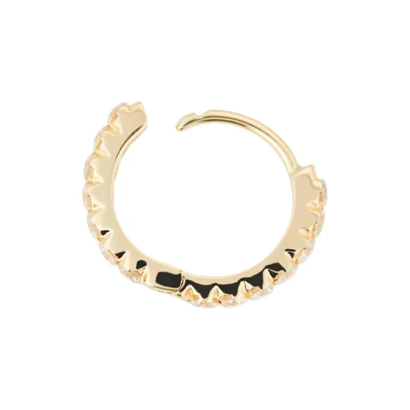 MARIA TASH 18kt Yellow Gold Invisible Clicker Earring-2