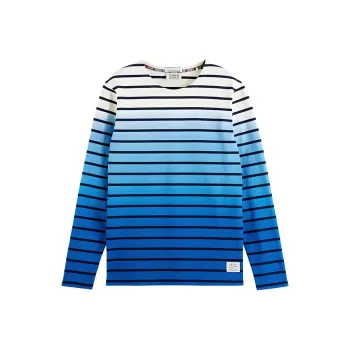 Scotch&Soda T-Shirt Men's Blue White Stripes