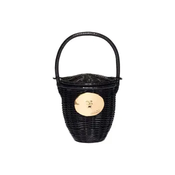 Patou Wicker Bucket Bag